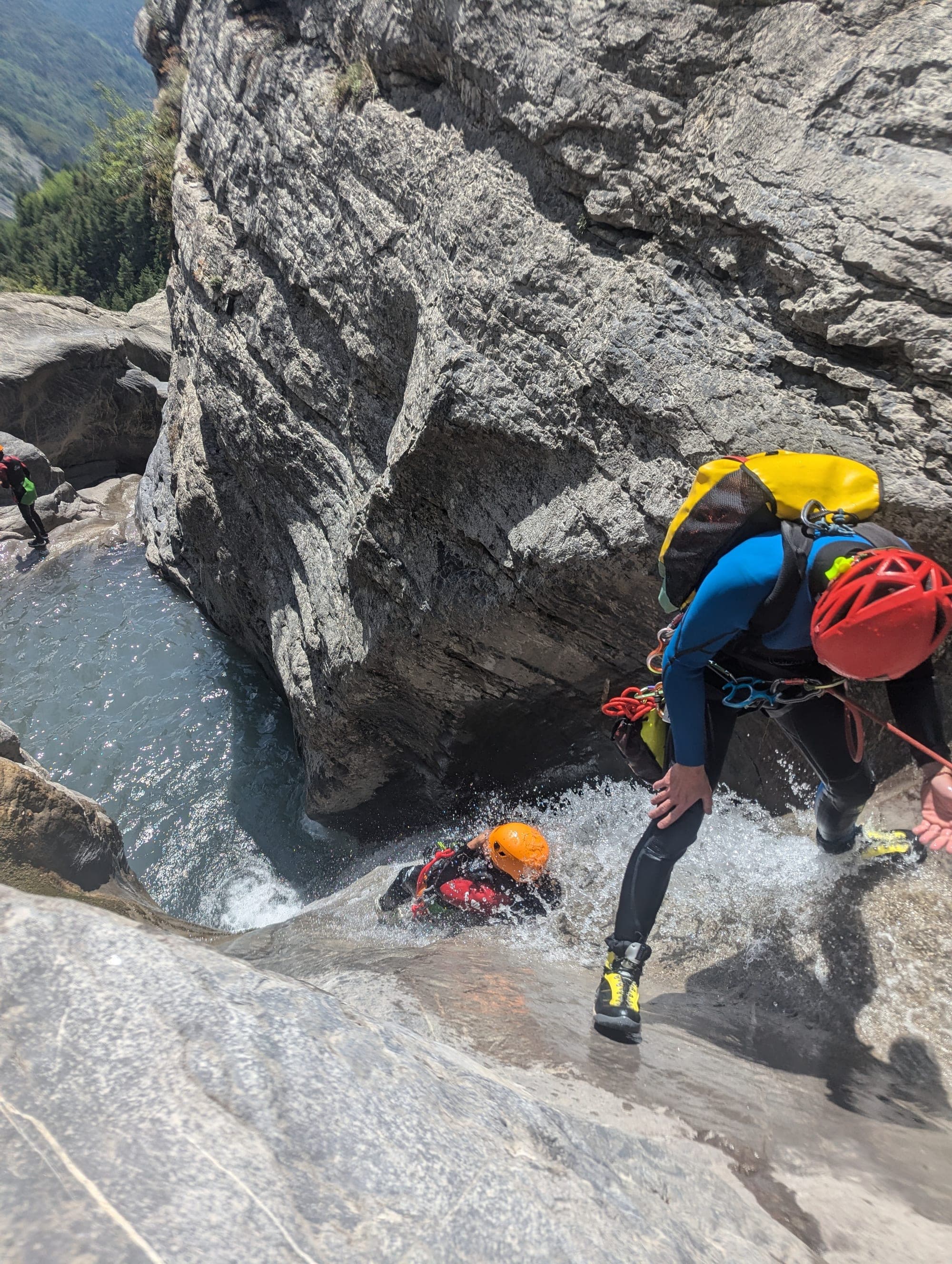 Clue de Chaudan, limestone canyon in Entraunes, Haut-Var