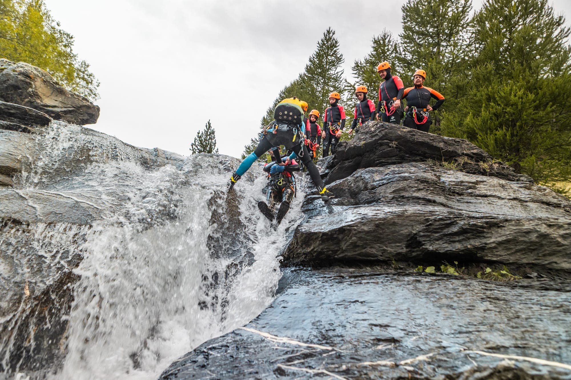 Canyoning in famiglia nell'Ubaye